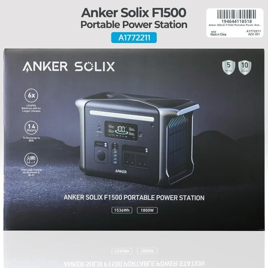 Anker SOLIX F1200 Portable Power Station - 1229Wh