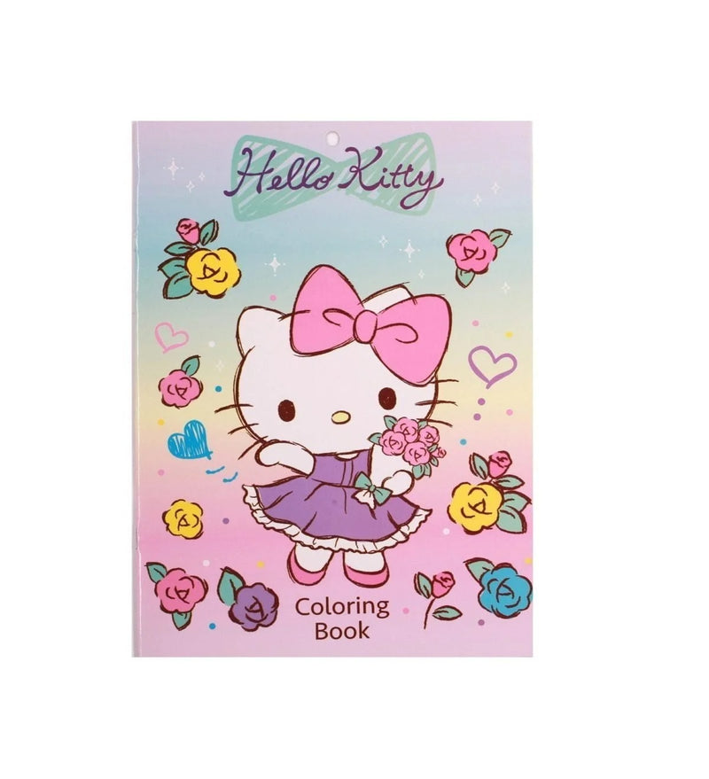 Hello Kitty Coloring Book with Hello Kitty Stickers (HK673) 16 Sheets