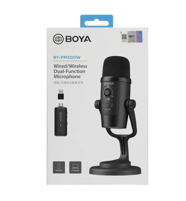 Boya BY-PM500W USB Microphone – Black