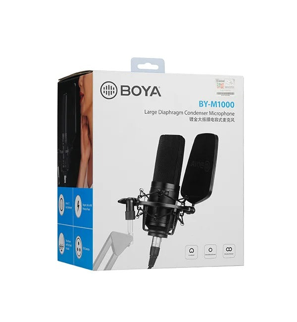 Boya BY-M1000 Large Diaphragm Condenser Microphone