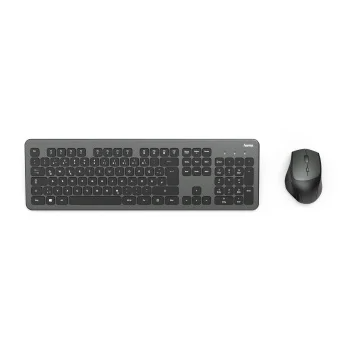 Hama KMW-700 Wireless Keyboard, Mouse Set, D3182677 – Black