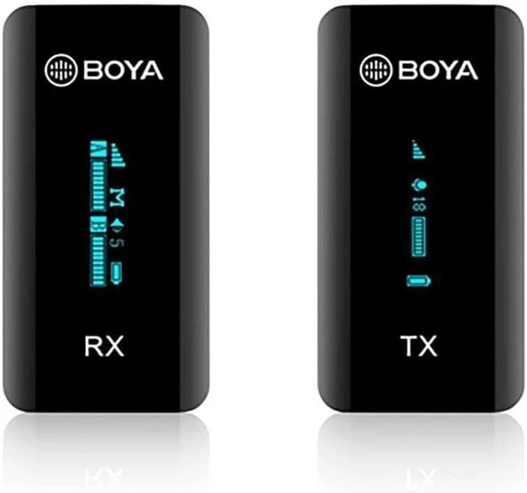 BOYA by-XM6 S1 2.4GHz Wireless Lavalier Microphone System, USB