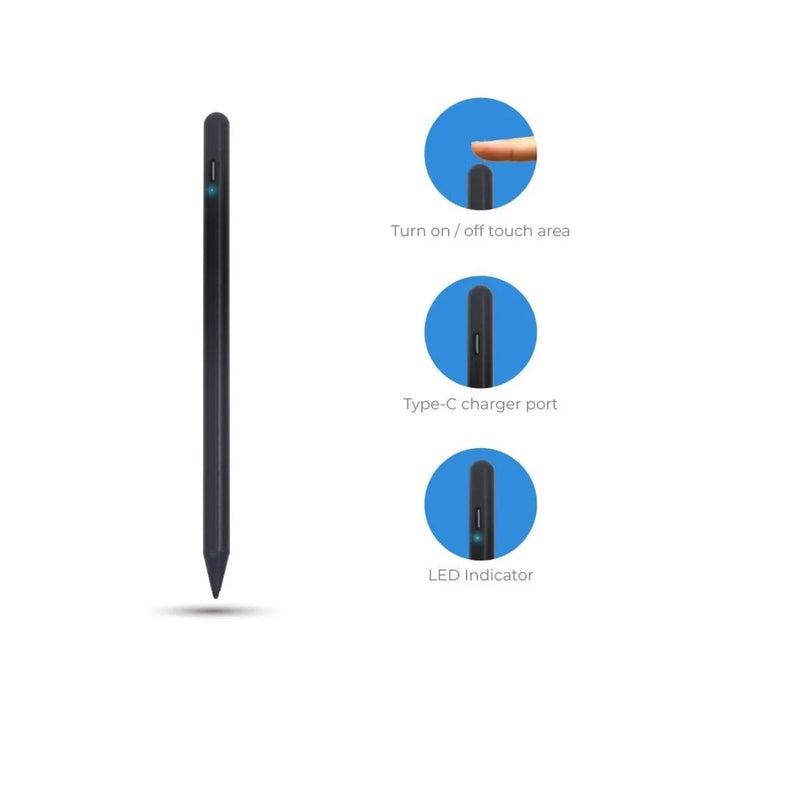 Blupebble Sketch Pro Stylus for iPad Black