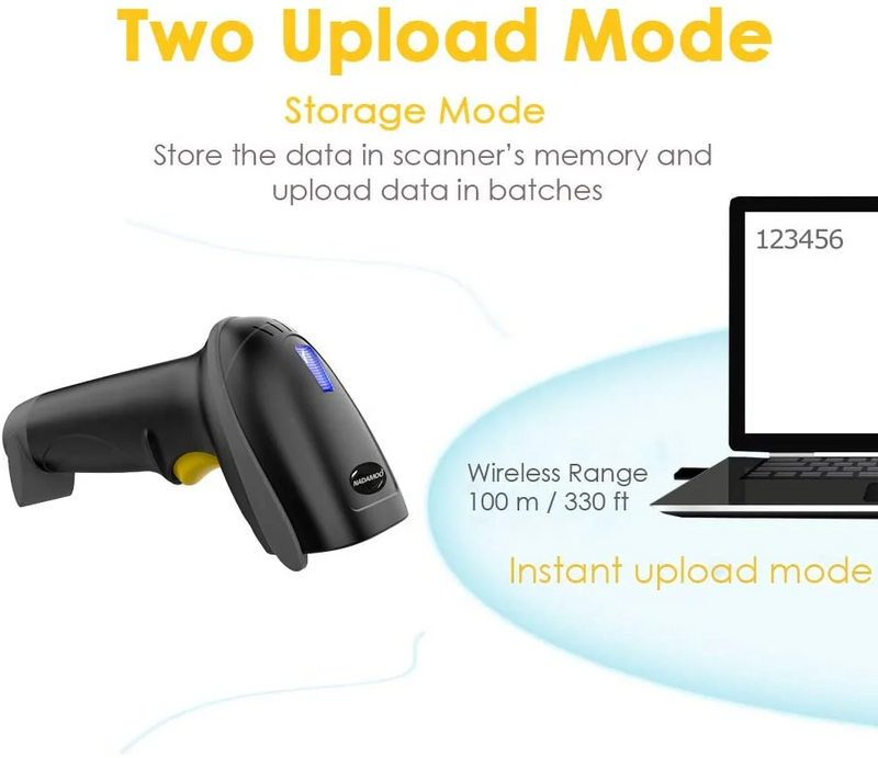 NADAMOO Wireless Barcode Scanner