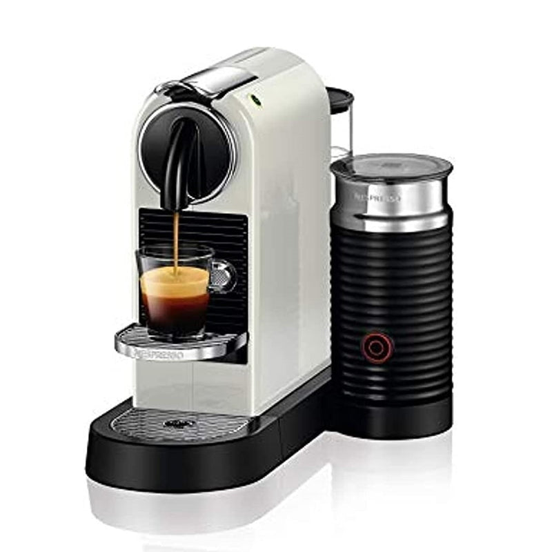 NESPRESSO Citiz and Milk D123 White Coffee Machine