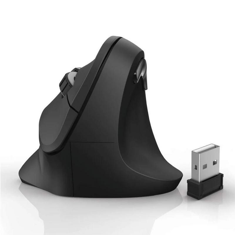 Hama Vertical, Ergonomic EMW-500 Wireless Mouse, 6 Buttons,182699 – Black