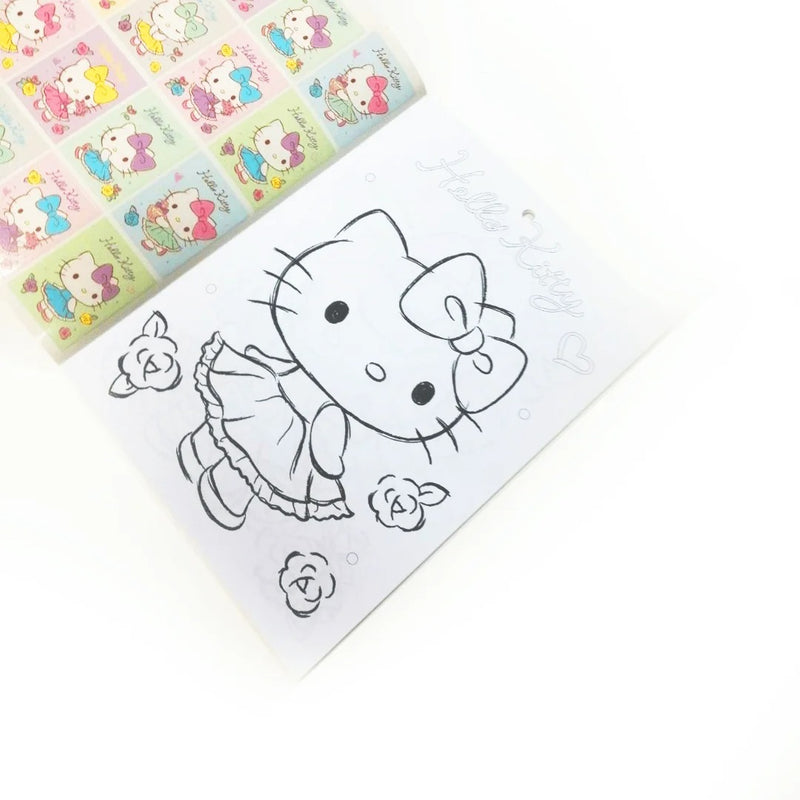 Hello Kitty Coloring Book with Hello Kitty Stickers (HK673) 16 Sheets