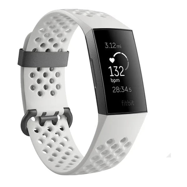 Fitbit Charge 3 Special Edition Fitness Tracker – Graphite White