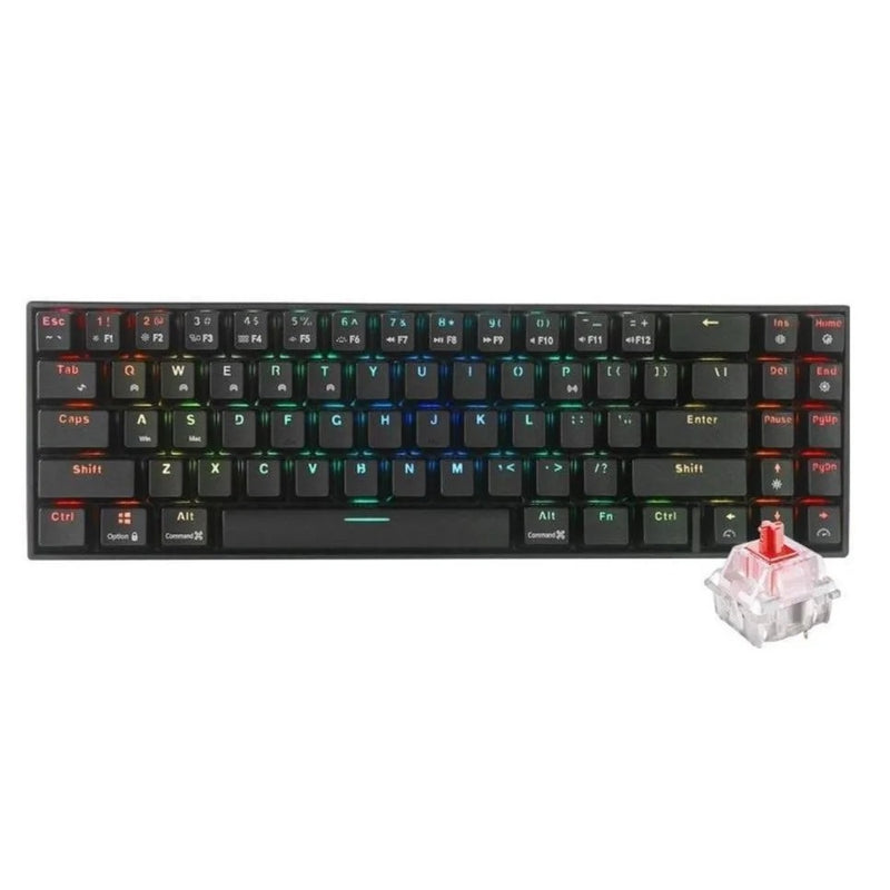 Royal Kludge RK71 70% RGB Mechanical Keyboard RK RedSwitch – Black