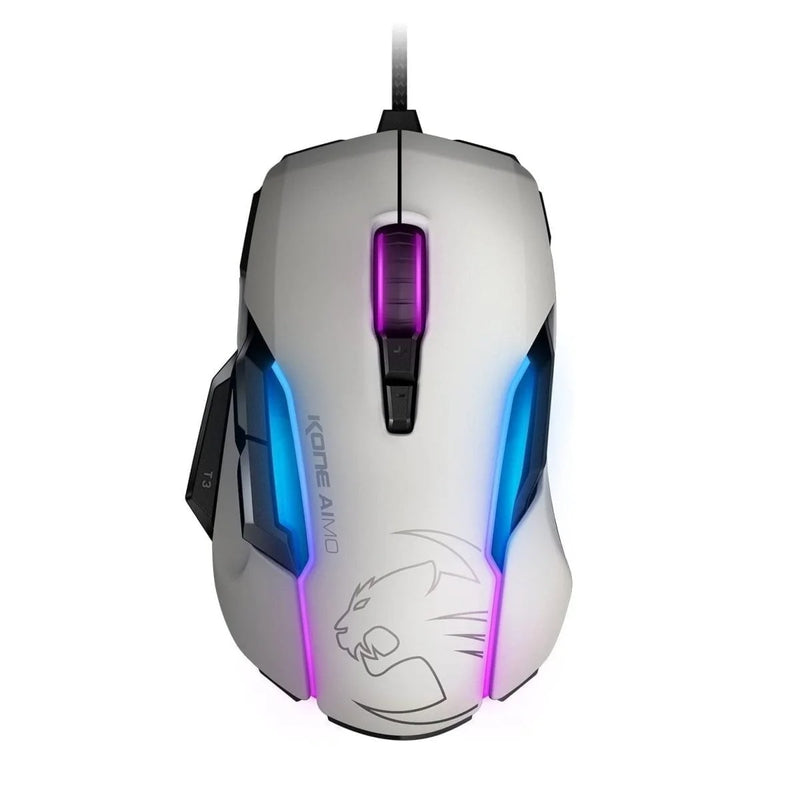 Roccat – Kone Aimo RGBA Smart Customization Gaming Mouse (White) , Designed in Germany