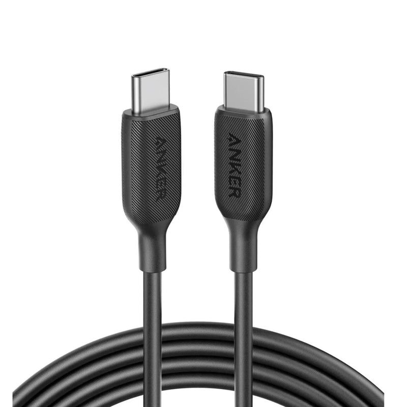 Anker Powerline III USB-C to USB-C Cable 2.0, USB C Charger Cable 6ft – Black A8033H11