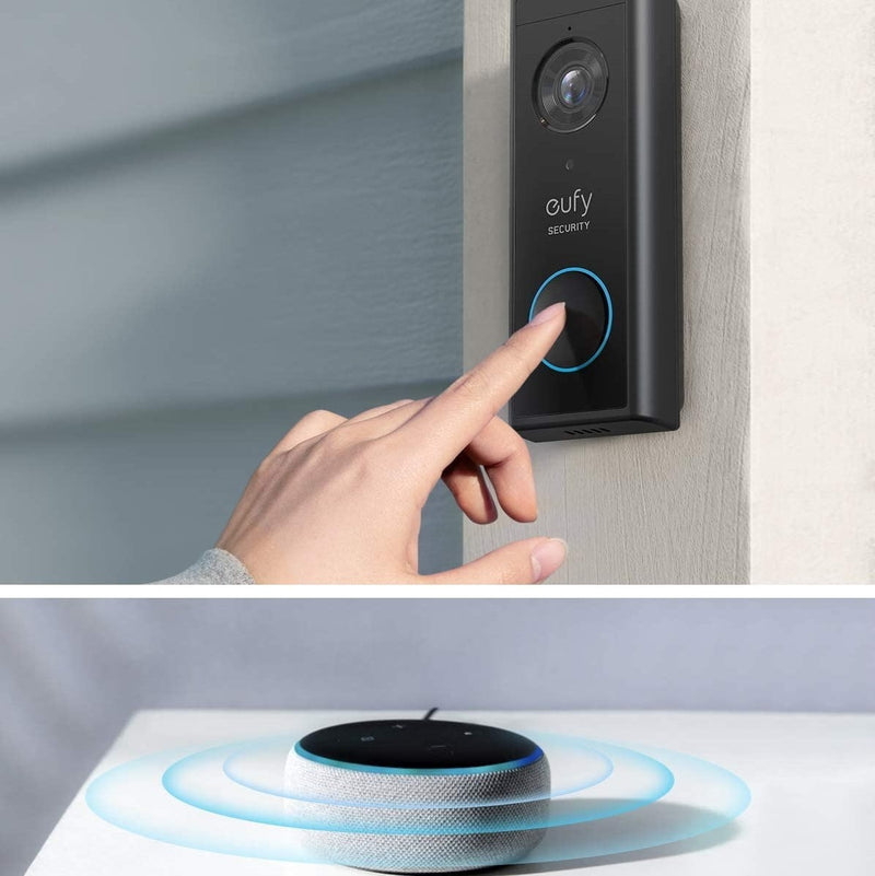 Eufy Security Wireless Video Doorbell 1080p (Battery-Powered)-E8220311