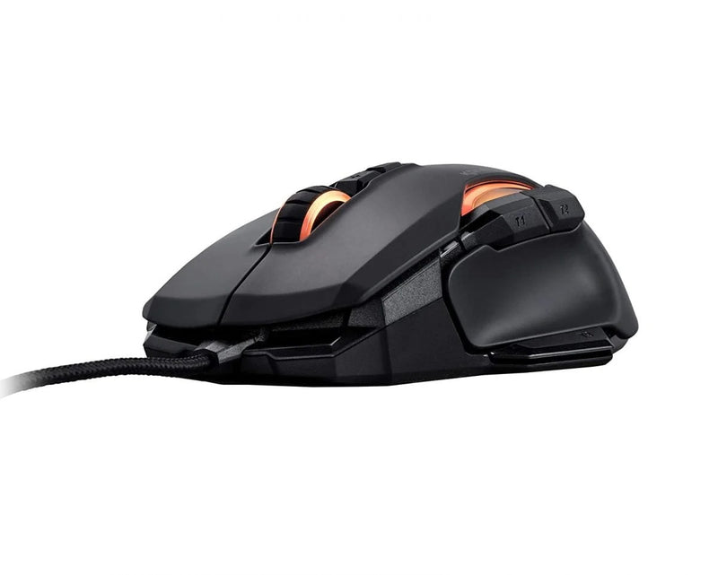 Roccat – Kone Aimo RGBA Smart Customization Gaming Mouse (Black) 23 Programmable Keys, Desi