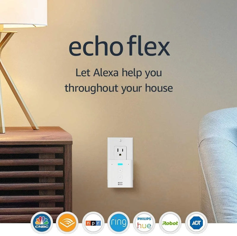 Echo Flex – Plug-in mini smart speaker with Alexa