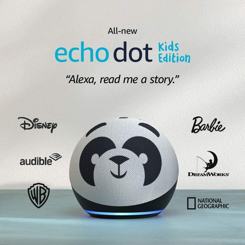 Echo Dot (4th Gen) Kids Edition | Designed for kids, with Parental Controls | Panda