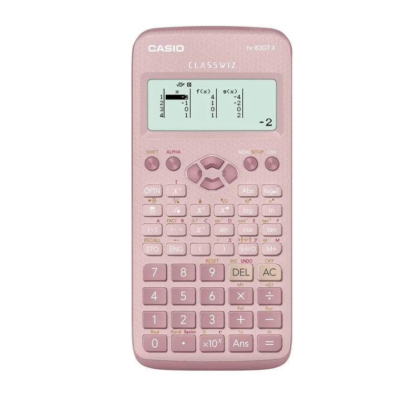 Casio FX-83GTX Scientific Calculator Pink