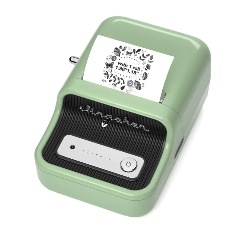 NIIMBOT B21 Label Maker Portable Thermal Label Printer – Green