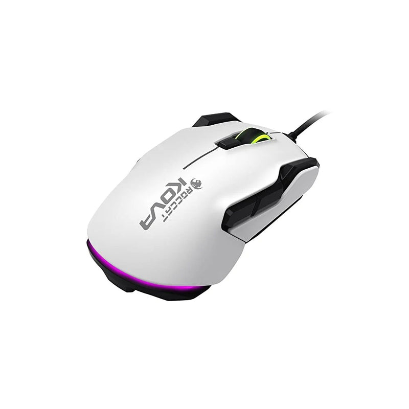 Roccat – Kova Pure Performance Ambidextrous Gaming Mouse (White)