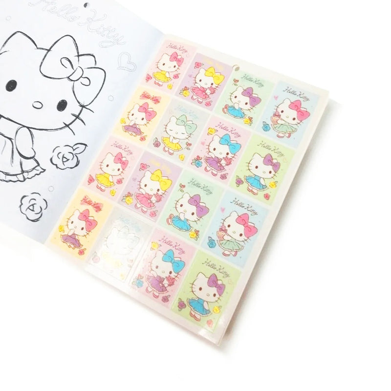 Hello Kitty Coloring Book with Hello Kitty Stickers (HK673) 16 Sheets