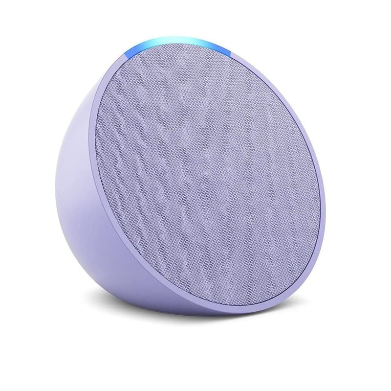 Echo Pop Wi-Fi & Bluetooth smart speaker with Alexa Now available in Khaleeji Arabic – Lavender Bloom