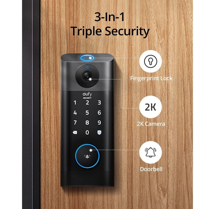 Eufy Security S330 Video Smart Lock 3-in-1 – E8530KY1