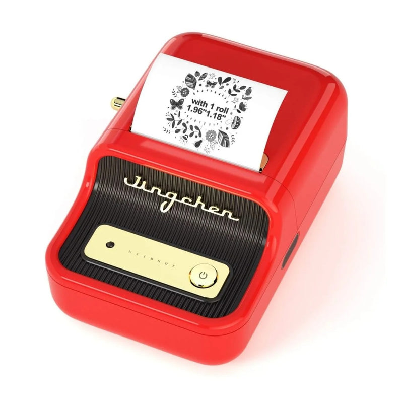 NIIMBOT B21 Label Maker Portable Thermal Label Printer – Red