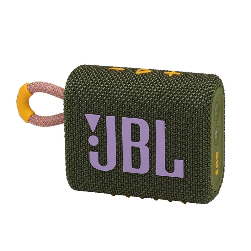 JBL GO 3 Portable Waterproof Speaker – Green