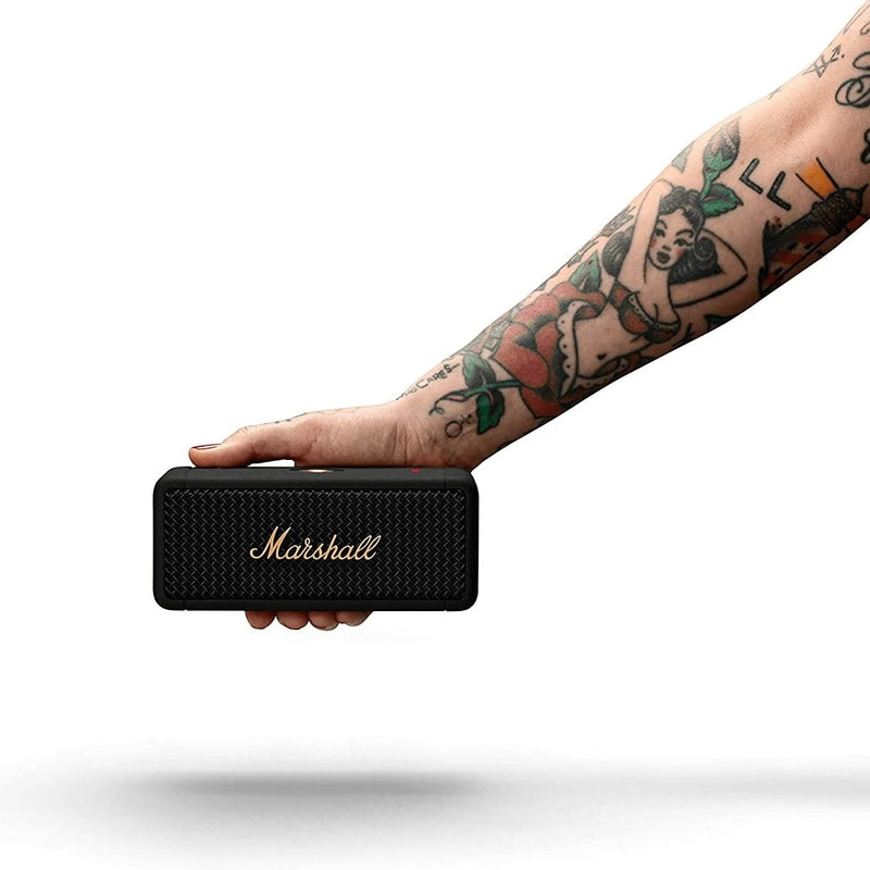 Marshall Emberton 2 Bluetooth Speaker – Black and brass