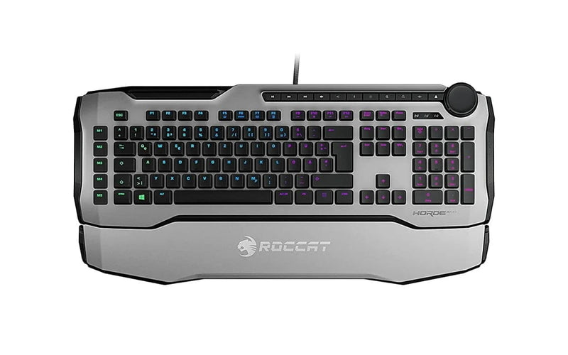 ROCCAT Horde AIMO Membranical RGB Gaming Keyboard US Layout – White