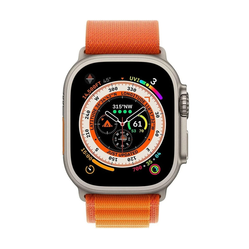 Apple Watch Ultra 49mm (GPS + Cellular) – Orange Alpine Loop MQEV3