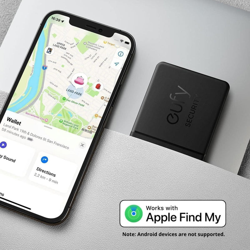 Eufy SmartTrack Card Works with Apple Find My (iOS Only) T87B2011