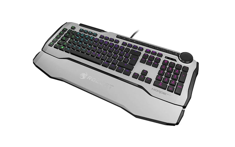 ROCCAT Horde AIMO Membranical RGB Gaming Keyboard US Layout – White