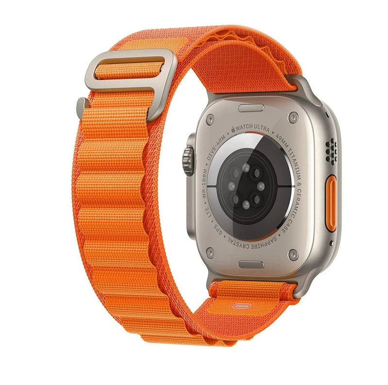 Apple Watch Ultra 49mm (GPS + Cellular) – Orange Alpine Loop MQEV3