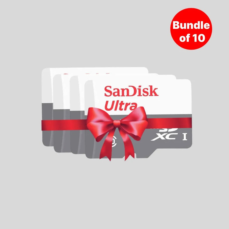 Sandisk Ultra Microsd 128Gb 100Mbs – bundle of 10 (Combo offer )