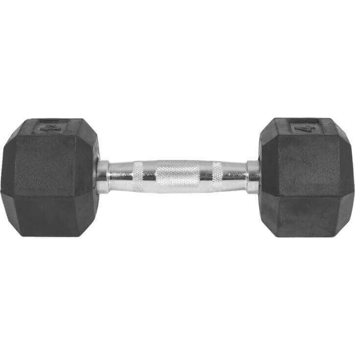 Hex Rubber Dumbbell 4 KG