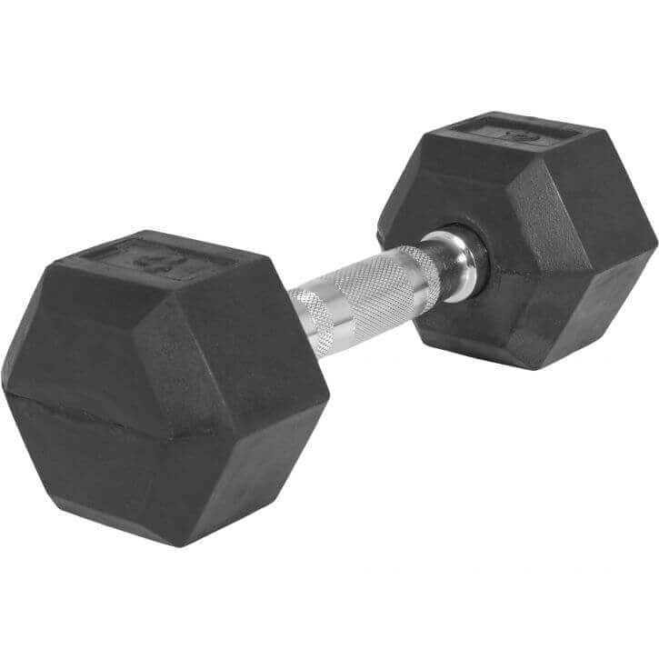 Hex Rubber Dumbbell 4 KG