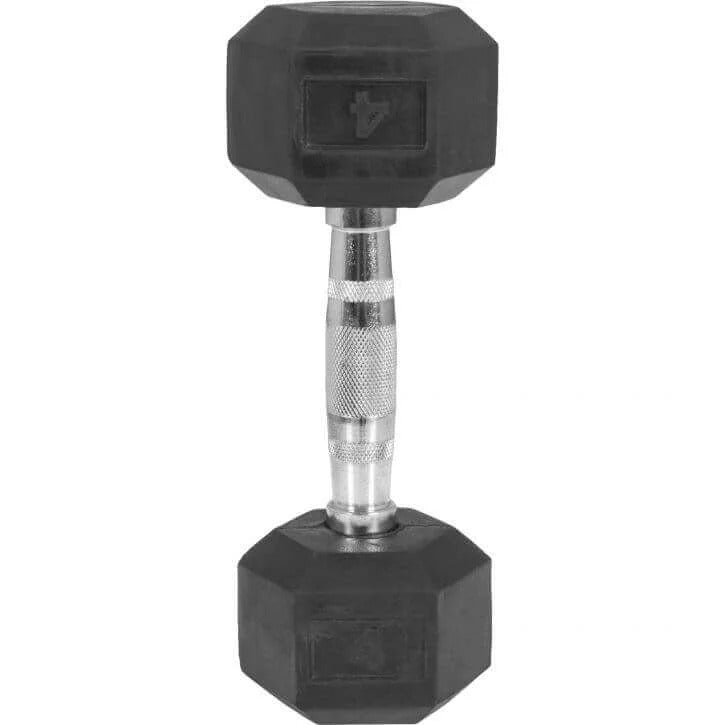 Hex Rubber Dumbbell 4 KG