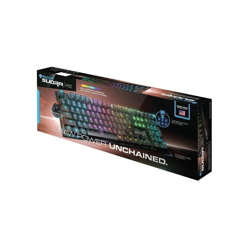 Roccat Suora FX – RGB Illuminated Frameless Mechanical Gaming Keyboard