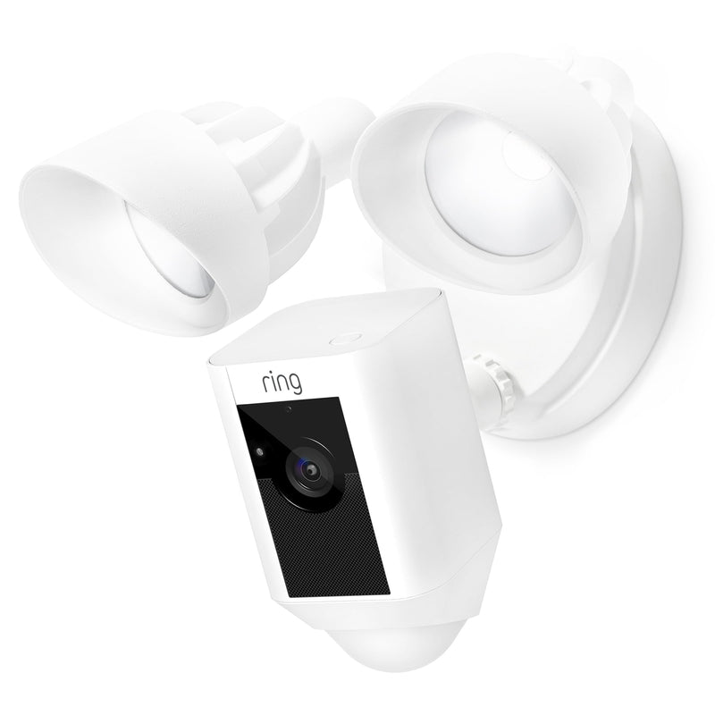 Ring Floodlight Cam Wired Plus -White