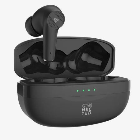 Connected Crystal-300 ENC True Wireless Earbuds – Black