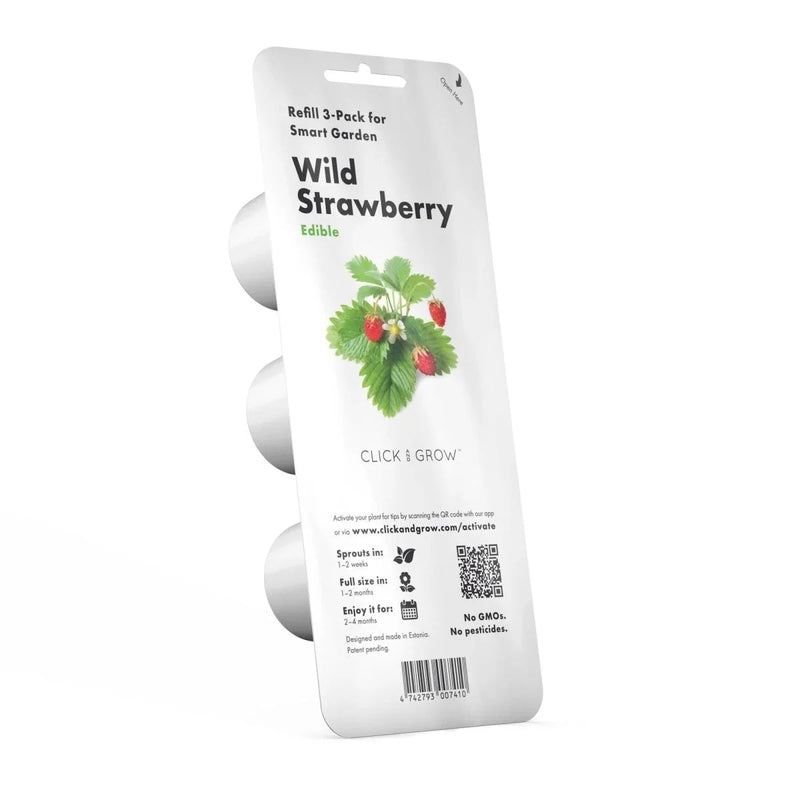 Click & Grow Wild Strawberry Plant Pods (Pack Of 3)