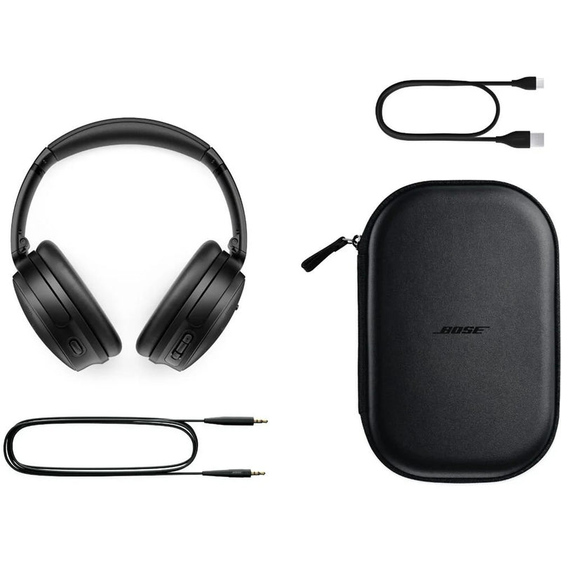 Bose QuietComfort 45 Wireless Noise Cancelling Over-the-Ear Headphones – Black