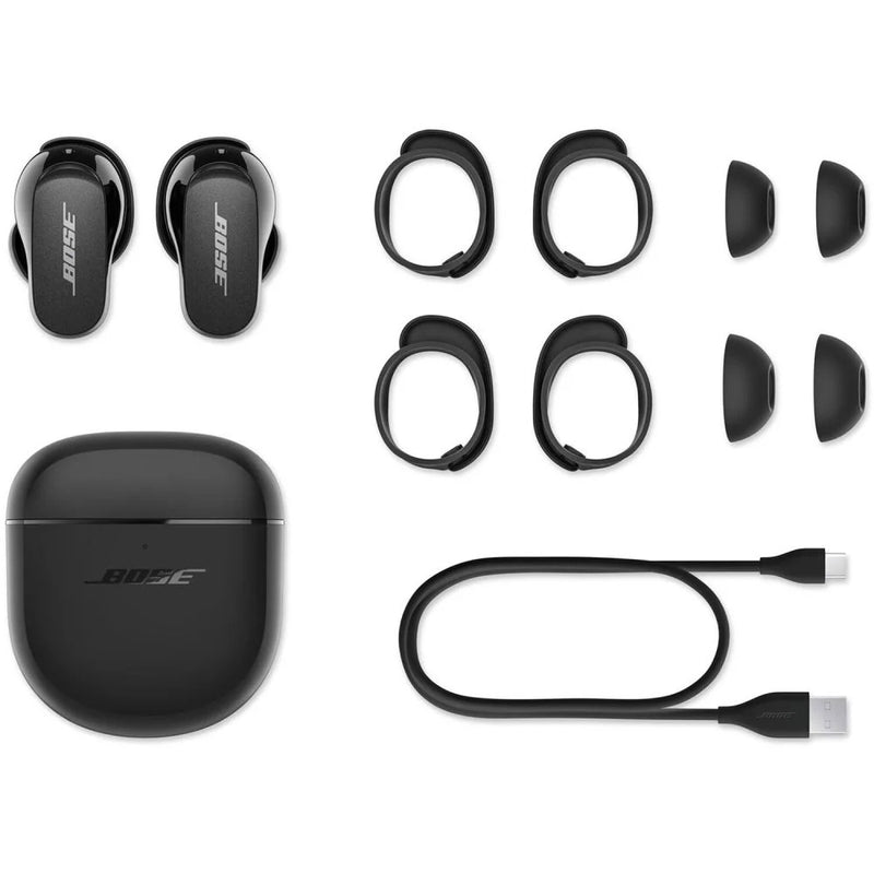 Bose QuietComfort Noise Cancelling Earbuds II – Triple Black