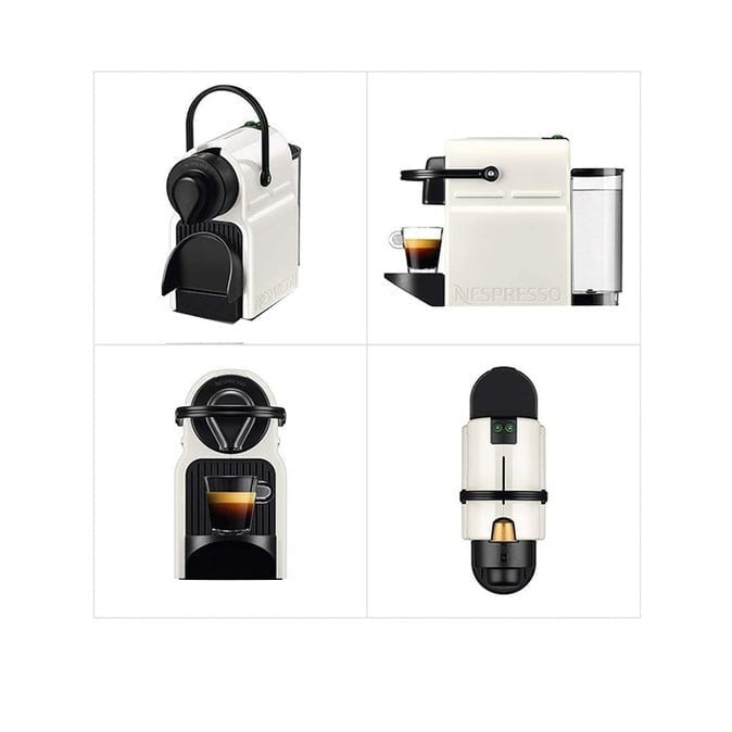 Nespresso DeLonghi Inissia Coffee Machine- White EN80.CW (14 Capsules)