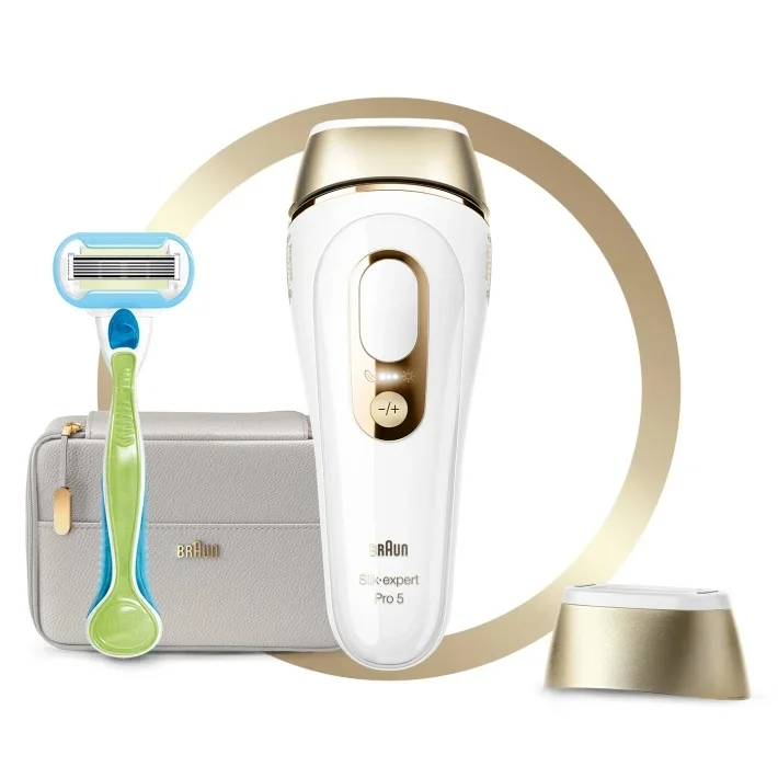 Braun Silk-expert Pro 5 PL5054 IPL with 2 extras: Venus razor, soft pouch