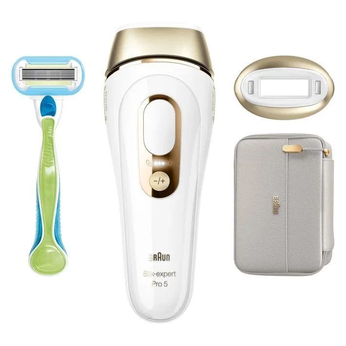 Braun Silk-expert Pro 5 PL5054 IPL with 2 extras: Venus razor, soft pouch