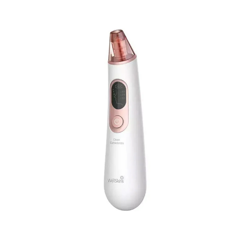 WéllSkins WX-HT100 64kpa Strong Suction Beautify Instrument with Digital Display Screen – Gold